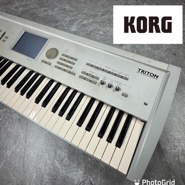送料込み【銘機】KORG コルグ シンセサイザー TRION キーボード