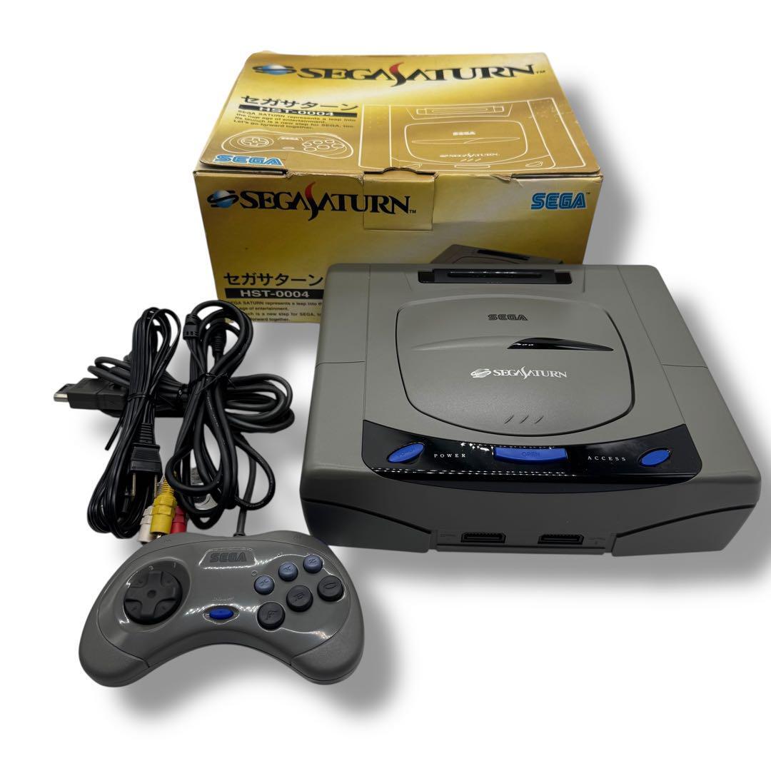 セガサターン HST-0014 ゲーム機本体　箱あり セガサターン HST-0014 ゲーム機本体 箱あり - メルカリ
