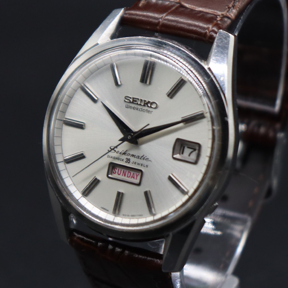 稼働品希少SEIKO Seikomatic Weekdater 自動巻き 腕時計 Yahoo!オークション -「seikomatic weekdater」(セイコー) (さ行
