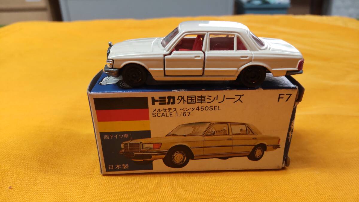 TOMICA トミカ ベンツ 450SEL オレンジ 箱付き Yahoo!オークション -「トミカ ベンツ 450sel」の落札相場・落札価格