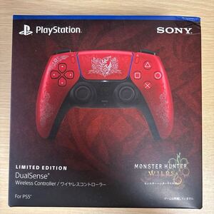 PS5 DualSense ワイヤレスコントローラー “モンスターハンターワイルズリミテッドエディション (デュアルセンス)