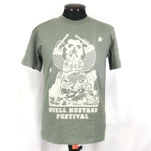 Made in Japan★GUELL MUSTARD★半袖Tシャツ【Mens size -M程度/カーキ】Tops/Shirts/グエルマスタード◆BG887-A
