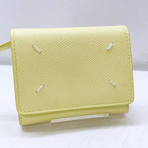美品 Maison Margiela メゾンマルジェラ 4ステッチ 三つ折りウォレット 財布 SA3UI0017P4745T7429
