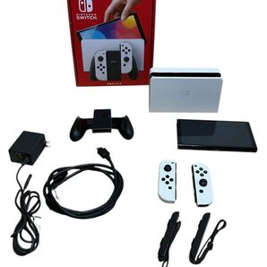 【動作確認済】 ニンテンドースイッチ本体 Nintendo Switch 本体 有機ELモデル White ホワイト HEG-S-KAAAA ジャンク