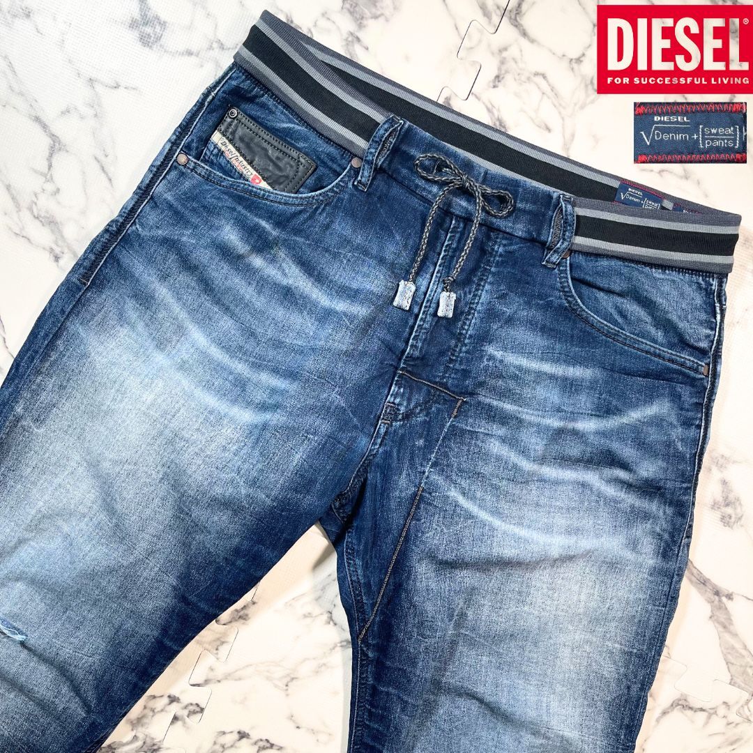 【美品】ディーゼル　デニムパンツ　現行　近年モデル　ストレッチ　ユーズド加工 DIESEL(ディーゼル)Kids & Junior ストレッチデニムパンツ