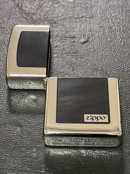 zippo ブラック 前面加工 外側ケース アウター 希少モデル 2023年製 ②