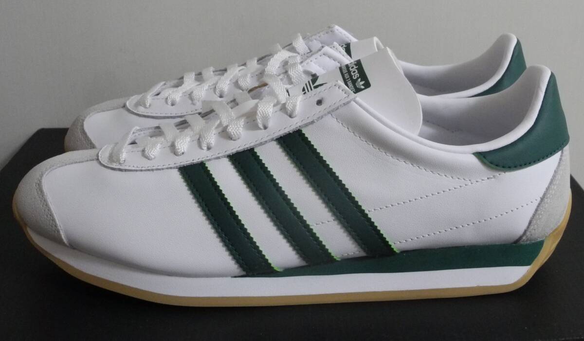 値下げ新品未使用アディダス 27cm カントリー OG ホワイト/グリーン adidas COUNTRY OG 