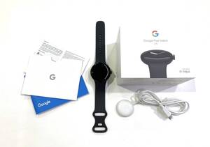 GOOGLE PIXEL WATCH LTE版 グーグルピクセルウォッチ スマートウォッチ 腕時計 2022 GA04308-TW ブラック 箱・充電器付