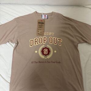 SON OF THE CHEESE Tシャツ M ベージュ カレッジロゴ サノバチーズ 半袖 College Tee ストリート系 美品