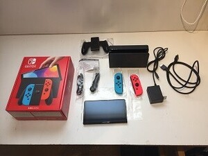 ◇任天堂 Nintendo ニンテンドー SWITCH Switch スイッチ 有機EL モデル HEG-001 ネオンブルー ネオンレッド