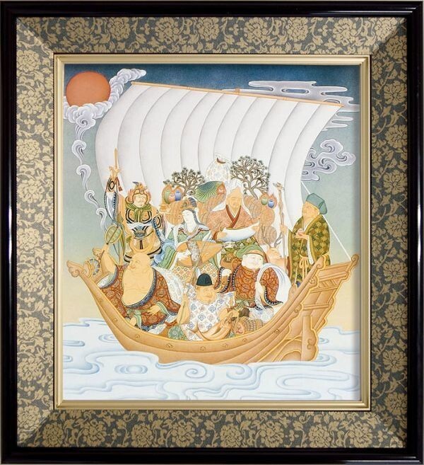 室町〜江戸期・福徳神「大黒天」密教伝来・￼ 比叡山・財運福徳・木彫彩色・共箱 室町〜江戸期・福徳神「大黒天」密教伝来・￼ 比叡山・財運福徳