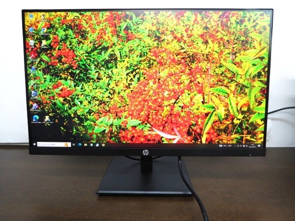動作品◇HP ProDisplay P244 23.8インチワイド液晶モニター 超狭額 LEDバックライト フルHD 2020年製 8-5