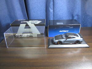 ★オートアート1/18 NISSAN GT-R(R35)ニスモスペシャルエディション(ニスモステルスグレー) &ニスモディスプレイケース