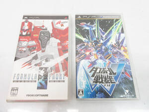 G6914●PSPソフト 2本セット●ダンボール戦機W ULJM06096●アーマードコア ARMORED CORE フォーミュラフロント ULJS00003●