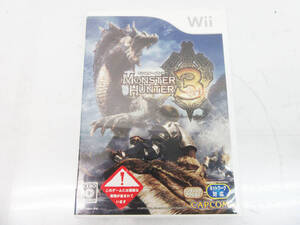 G7134●Wii ソフト● モンスターハンター3(トライ)●RVL-P-RMHJ●MONSTER HUNTER 3●Nintendo ニンテンドー●動作品