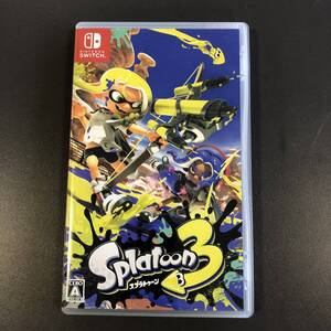 ☆スプラトゥーン3 Splatoon3 Switch ゲームソフト カセット Nintendo 任天堂 中古品(NF250821)546-94