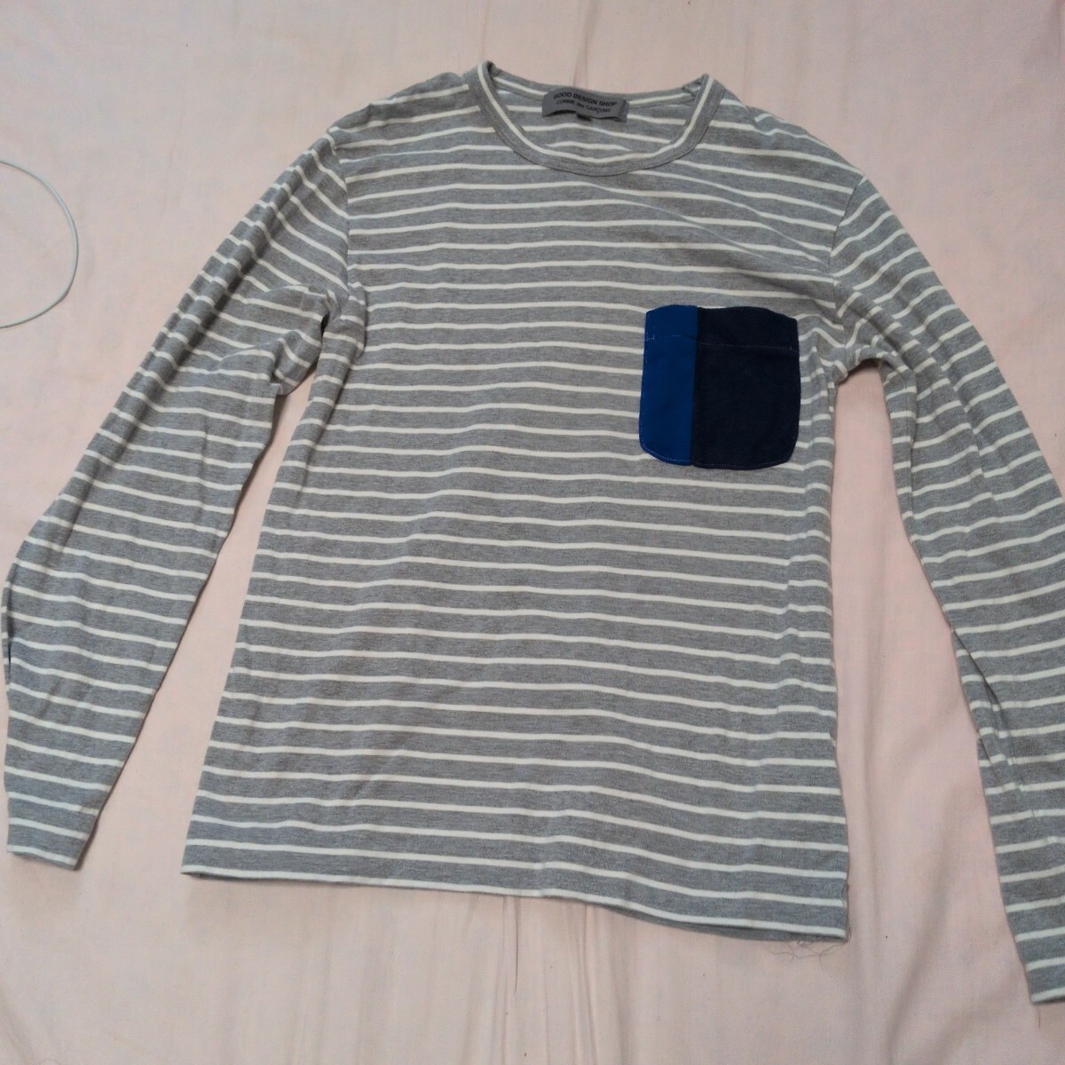 【美品】COMME des GARCONS HOMME 胸ポケット長袖Tシャツ COMMEdesGARCONS HOMME(コムデギャルソンオム) ポケットTシャツ