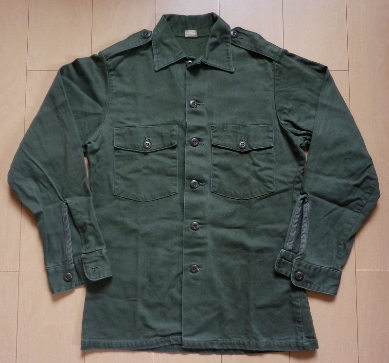 デッドストック　未使用　US ARMY ユーティリティシャツ　1987年製　希少 デッドストック 未使用 US ARMY ユーティリティシャツ 1987年製