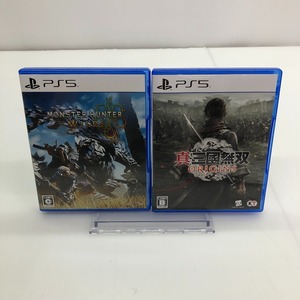 05w14422★1円~ 【PS5ソフト】2本 モンスターハンターワイルズ/真・三國無双ORIGINS ゲームソフト 中古品