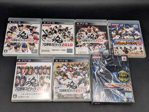 【中古品】ゲーム プレステーション PS3 ソフト 動作未確認 プロ野球スピリッツ5完全版/魂2010 2012~2015/PU その他 計7点 F2