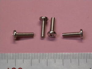 真鍮(黄銅)-ニッケル バインド M3x12 450コ 新品・送料込み