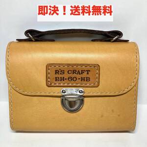 ★即決 送料無料 R's Craft アールズクラフト BH-60-HB 10穴 ハーモニカ用 ケース 6本収納 本革 レザー 保管 持ち運び ブルースハープ