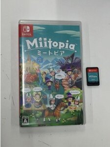 ♪NINTENDO 任天堂 Miitopia ミートピア Switch ゲームソフト 動作確認済み♪中古品