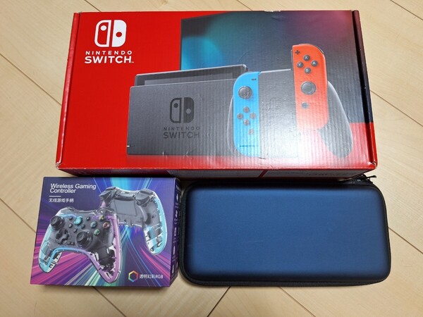 Nintendo Switch ニンテンドースイッチ ネオンレッド ネオンブルー 使用少ない美品
