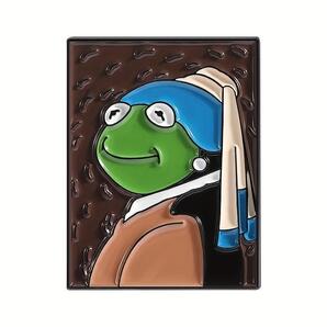 カーミット 絵画ピンズバッチ