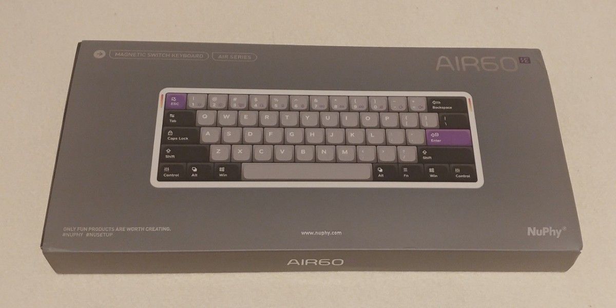 Nuphy ニューフィ/ワイヤレスメカニカルキーボード/Air60 V2 ホワイト/Aランク/69【中古】 Nuphy ニューフィ/ワイヤレスメカニカルキーボード/Air60 V2