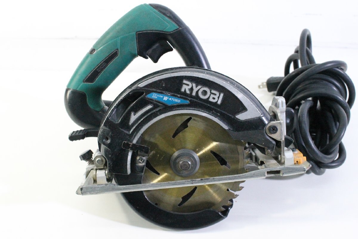 ★RYOBI W-470ED リョービマルノコ★ Amazon.co.jp: リョービ(RYOBI) 電子内装丸ノコ チップソー付 W