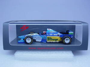 spark 1/43 Benetton B195 Winner British GP 1995 #2 Johnny Herbert ベネトン ジョニー・ハーバート イギリスGP