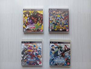 ps3 格闘系 4本セット ブレイブルー ジョジョの奇妙な冒険 オールスターバトル Jスターズ ビクトリーVS