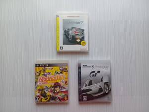 ps3 レース系 3本セット リッジレーサー7 グランツーリスモ5 モッドネーション