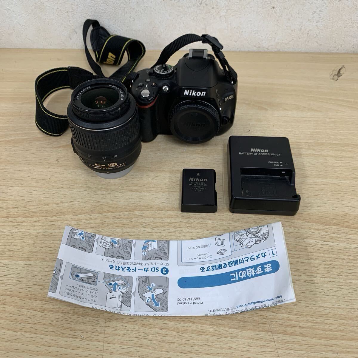 Nikon D5100 本体ボディ＋レンズ＋バッテリー　セット　極美品　一眼レフ 極美品 ｜ Nikon D5100｜ニコン デジタル ボディ ｜K034 - メルカリ