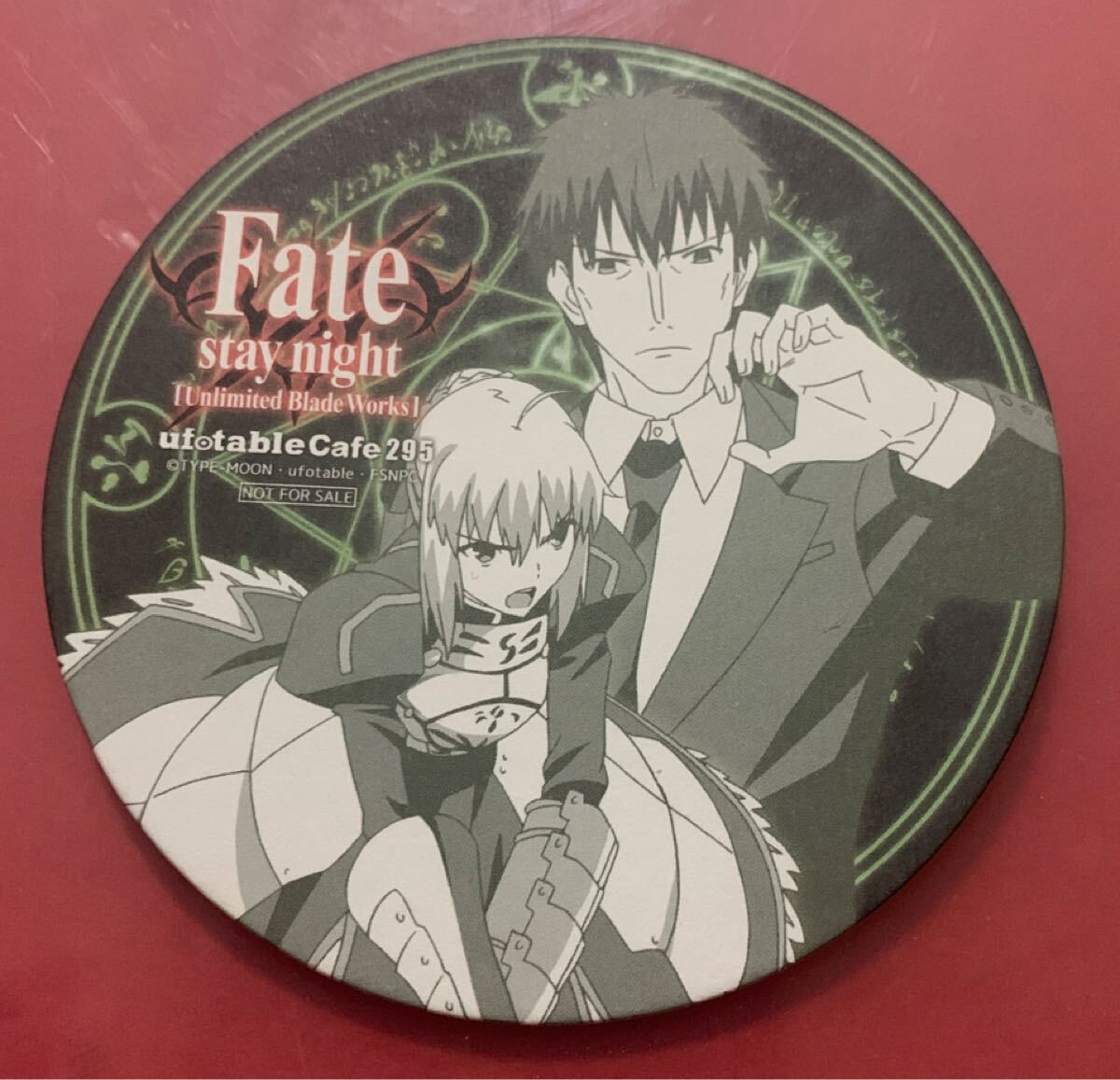 Fate ufotable マチアソビ　コースター Fate ufotable マチアソビ コースター Fate Fate/Zero セイバー