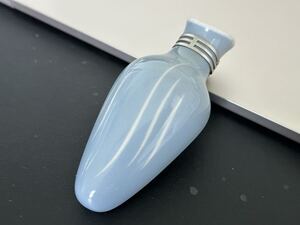 空冷 VW ビートル オーバル 花瓶 フラワーベース プロペラ レア パステルブルー 当時もの グッドユーズドコンディション