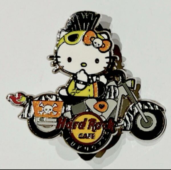 ハードロックカフェ ピンバッチ ハローキティ ピンズ バイカーピン Hello Kitty ピンバッジ