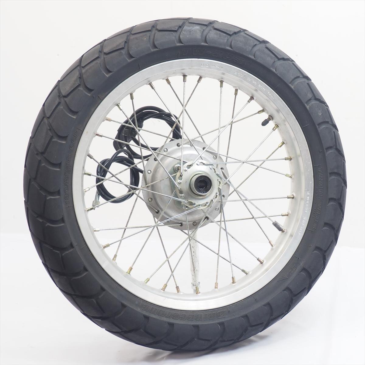 TW200 2JL ホイール　タイヤ付 2025年最新】Yahoo!オークション -tw フロントホイールの中古品