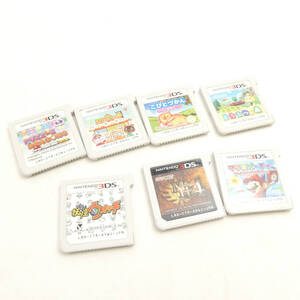 美品 NINTENDO 任天堂 マリオパーティー どうぶつの森 モンハン 他 ソフト おまとめ 7点 ニンテンドー3DS セット ゲーム HY1521