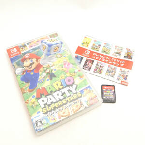 美品 NINTENDO 任天堂 マリオパーティー スーパースターズ ソフト ニンテンドースイッチ Switch ゲーム HY1529