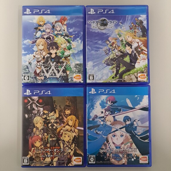 ★即決★送料無料★【PS4】 PS4 ソードアートオンライン アリシゼーション リコリス 他3本 セット まとめ売り