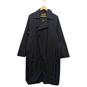 KICS DOCUMENT. キクスドキュメント コート ブラック サイズ5 コットン 05-1703-1002 NY HUGE COAT KHONOROGICA 裏地キルティング