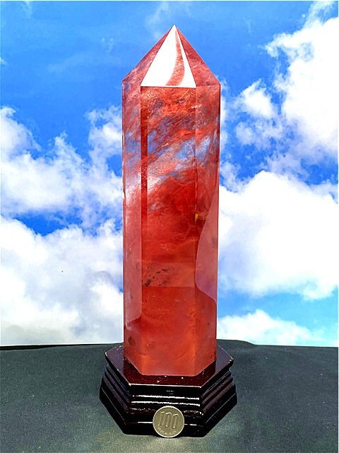 天然赤水晶六角柱 2025年最新】Yahoo!オークション -水晶六角柱の中古品・新品・未