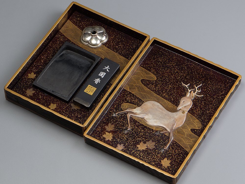 Yahoo!オークション -「尾形光琳」(硯箱、文箱) (漆芸)の落札