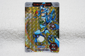 極美品/新規書き下ろし/No.9/エックス/プロトブレードアーマー/ロックマンX/ギガミッション/カードダス/プリズム/キラ/メガミッション/rare