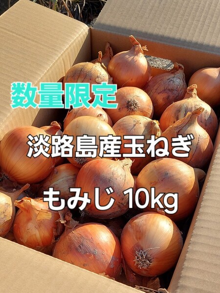 数量限定 産地直送 淡路島産玉ねぎ もみじ3号 10kg