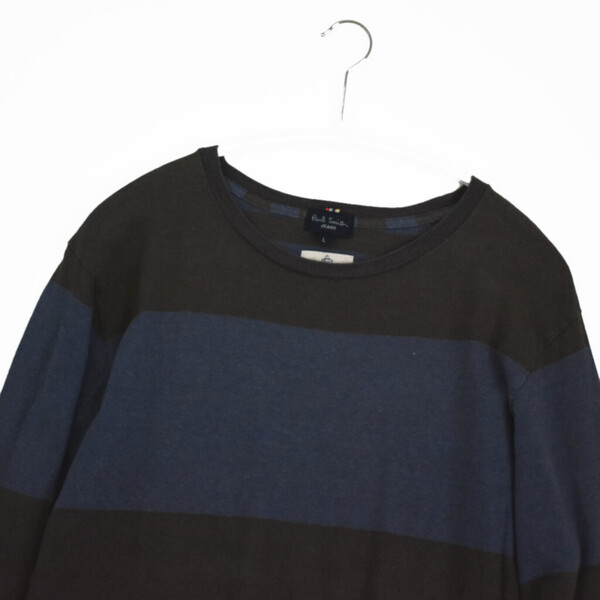 ポールスミスジーンズ paul smith 長袖 Tシャツ ロンT L マルチ ボーダー