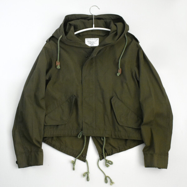 良品 BEAMS BOY ビームスボーイ ミリタリー モッズコート モッズパーカー ショート freeサイズ レディース
