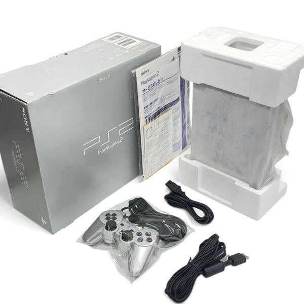 希少品 SONY ソニー PS2 本体 SCPH-39000 シルバー 動作確認済み シリアル一致 Made In Japan PlayStation2 プレステ2